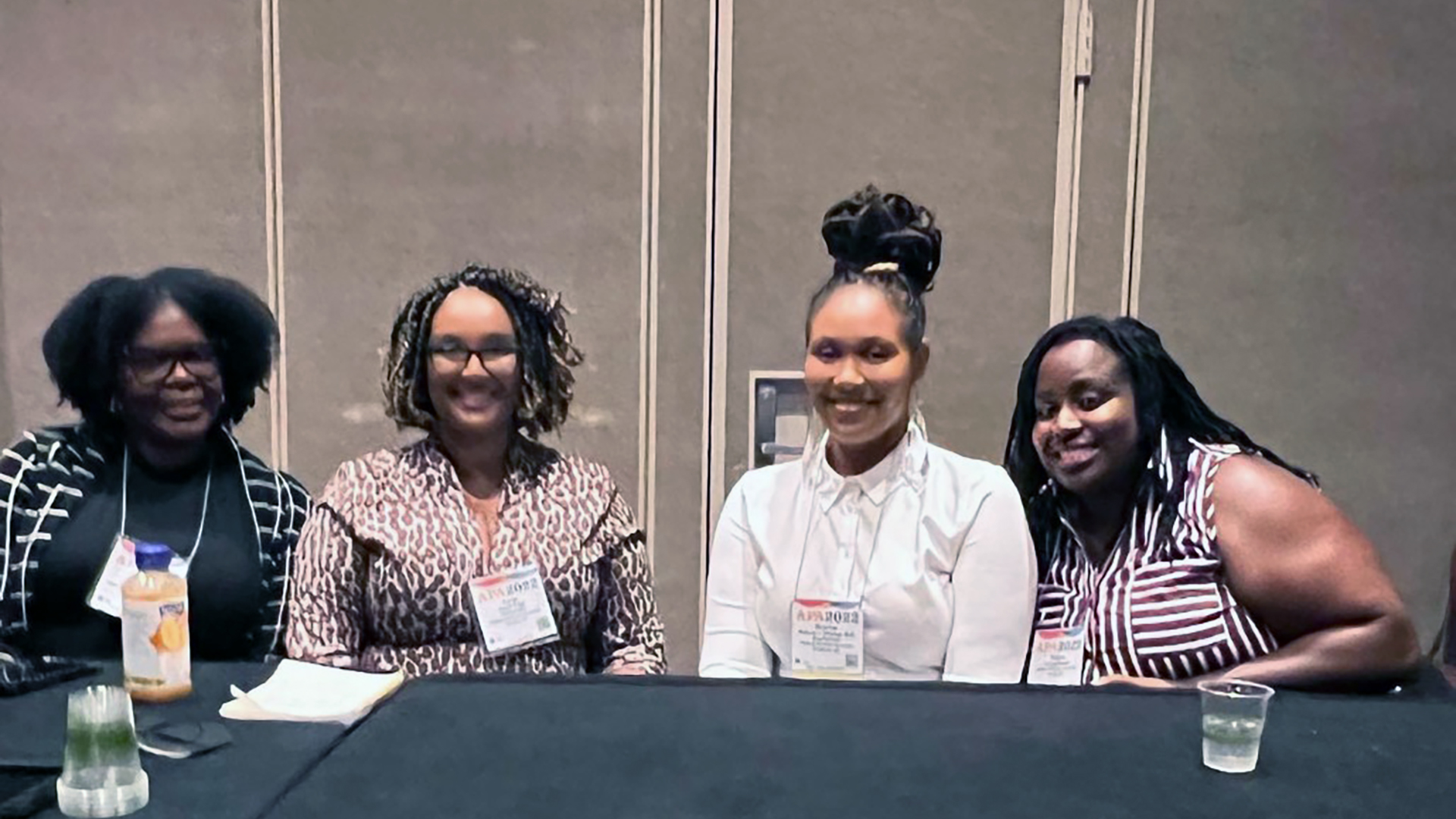 Tahlia Bragg, Dr. Konjit Page, Brianna Downey, Donica Harper (not pictured: Sheila Turner)